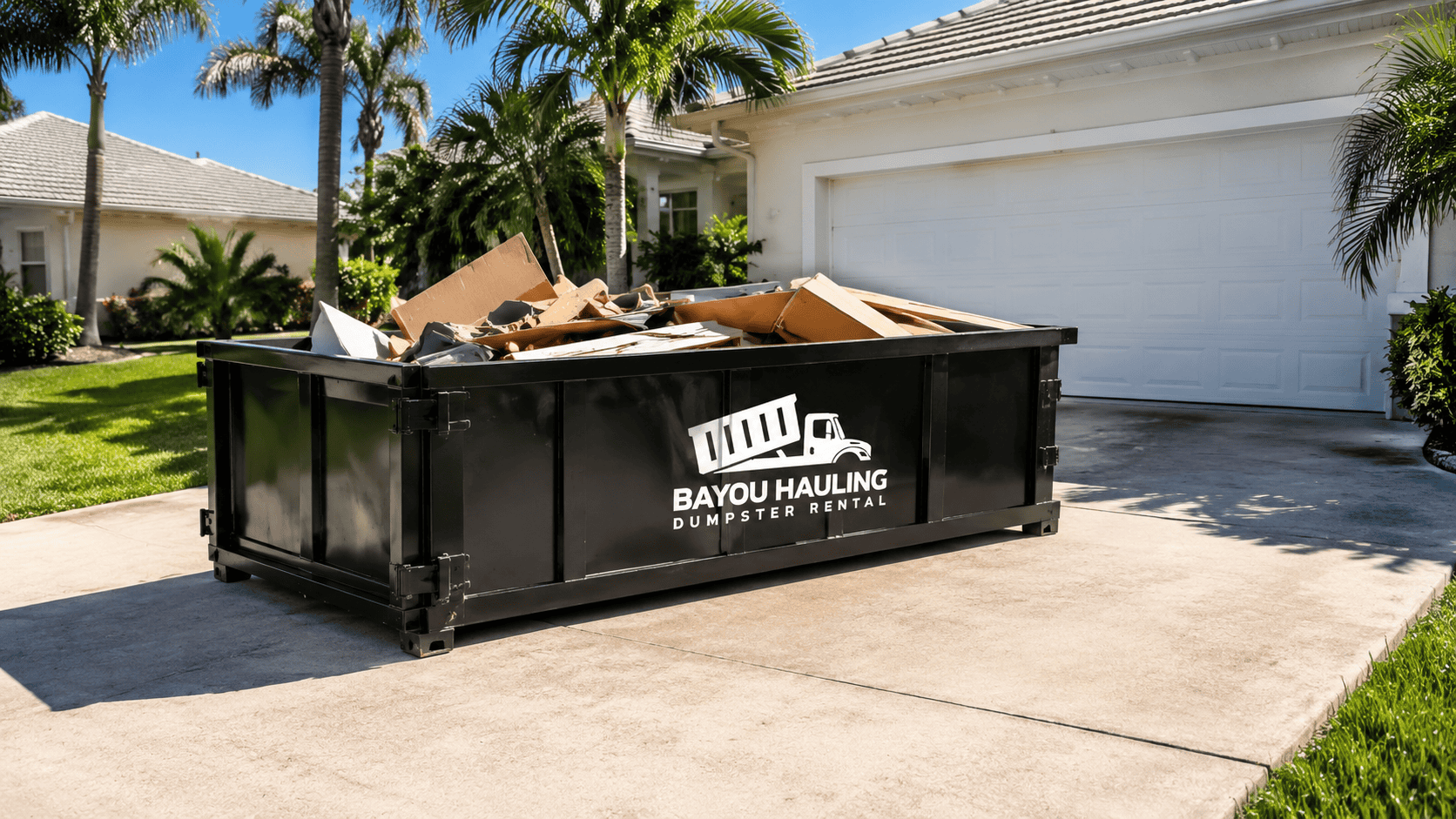 12 yard dumpster rental for construction projects in Destin Florida